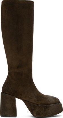 SSENSE Exclusive Brown Tacplat Boots