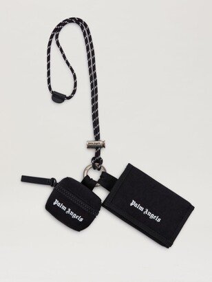 Multifunctions logo-print pouches