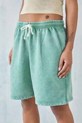 Green Oversized Longline Jogger Short