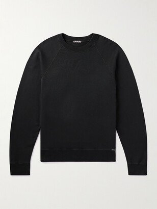 Garment-Dyed Cotton-Jersey Sweatshirt