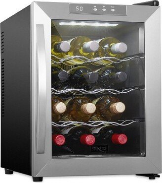 Schmecke 12 Bottle Thermoelectric Wine Cooler Fridge Mini Refrigerator-AA