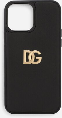 Calfskin iPhone 13 Pro Max cover with logo