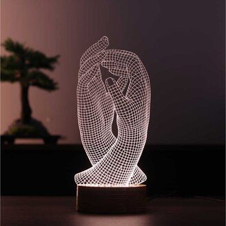 Valentine Gift Hands Led Desk Lamp