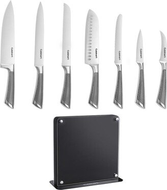 8-Pc. Knife Set & Magnetic Block - Black Stainless Steel