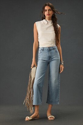 Malibu High-Rise Wide-Leg Crop Jeans