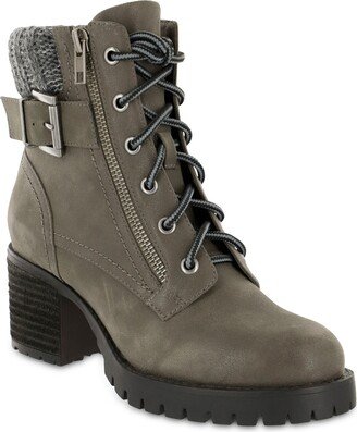 Women's Beckham Lace-Up Combat Boots