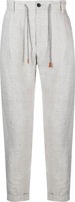 Tapered-Leg Cropped Trousers-AI