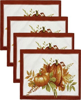 Autumn Pumpkin Grove Fall Placemat, Set of 4