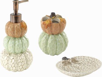 Grateful Patch Harvest Resin 3-Pc. Bath Accessory Set