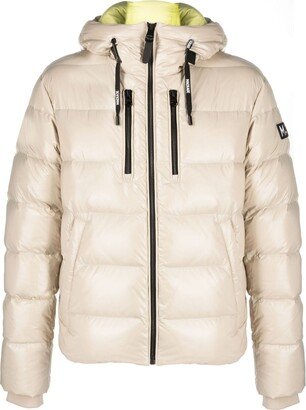 Patent-Finished Padded Jacket