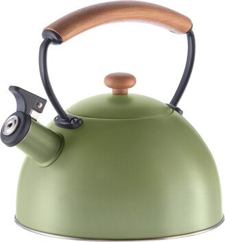 2.5 Litre Whistling Tea Kettle with Wood Handle