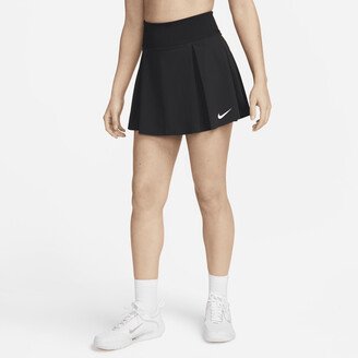 Women's Dri-FIT Advantage Short Tennis Skirt in Black