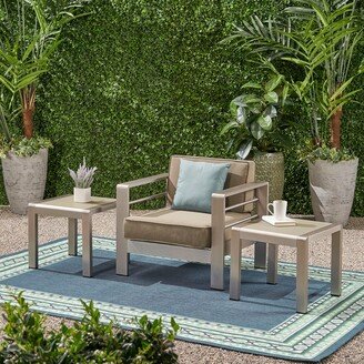 Cape Coral Outdoor Aluminum Side Table