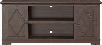 70 Farmhouse Style TV Stand For TVs Up To 78 Brown - Festivo