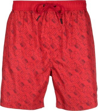 Ikonik drawstring board shorts