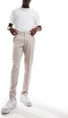 smart skinny pants in stone