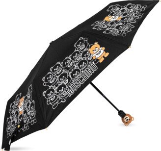 Umbrella With Logo Unisex - Black