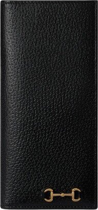 Horsebit long wallet