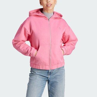 Women's ALL SZN Fleece Washed Full-Zip Hooded Track Top