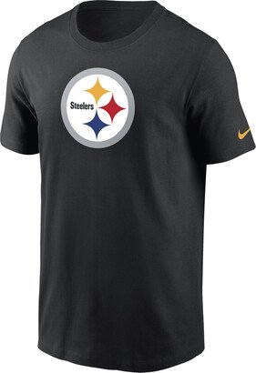 Women's Logo Essential (NFL Pittsburgh Steelers) T-Shirt in Black