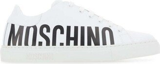 Logo Printed Lace-Up Sneakers-AJ