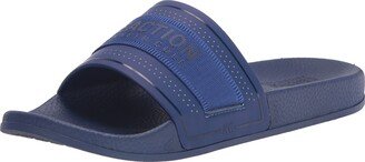 REACTION Men's Screen Mix Logo Slide Sandal