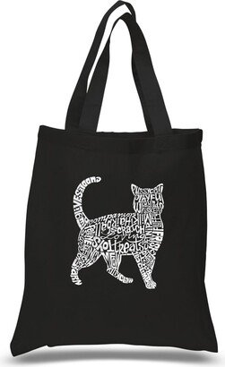 Cat - Small Word Art Tote Bag