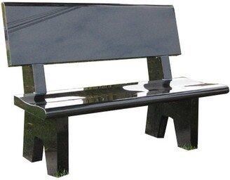 Headstone Bench - Small 36 - Park Style - Custom Engraving Available - Ships Free To Qualifying Locations