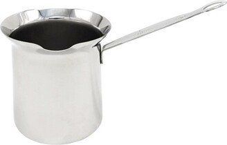 Korkmaz Classic 8 Ounce Stainless Steel Turkish Coffee Pot in Silver