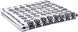 x 10 CORSO COMO graphic-print beach towel