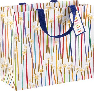 Caspari Medium Birthday Candles Tote Multi-Colored