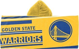 22x51 NBA Golden State Warriors Liner Youth Hooded Beach Towel