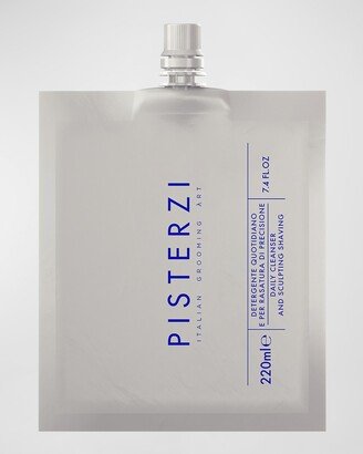 PISTERZI Daily Cleanser and Sculpting Shaving Gel Refill Pouch, 7.4 oz.