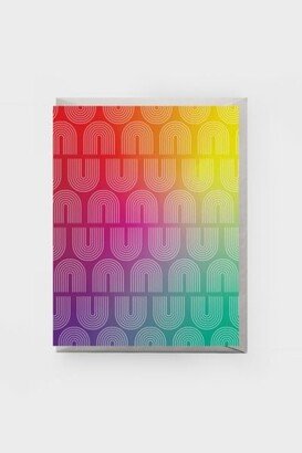 Boss Dotty Retro Rainbow Greeting Card