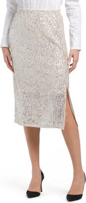 TJMAXX Stretch Sequin Midi Skirt For Women