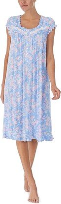 Cap Sleeve Waltz Nightgown (Paisley Floral) Women's Pajama