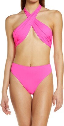 Dorothy Halter Cutout One-Piece Swimsuit