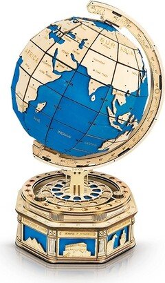 3D DIY Wood Puzzle DIY 3D Moving Gears Puzzle - Globe - 567pcs