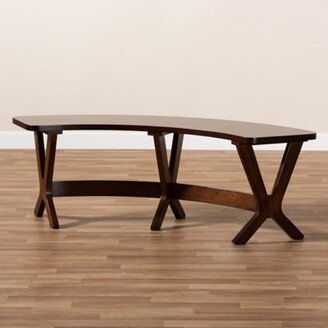 57 Berlin Curved Dining Bench