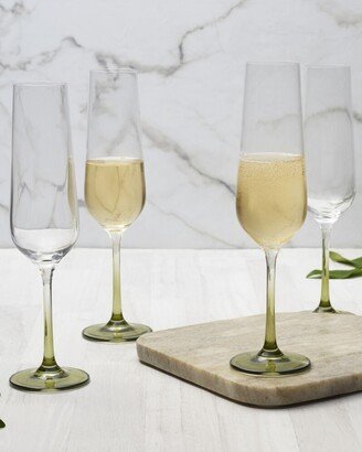 Gianna 7 oz. Champagne Flutes, Set of 4