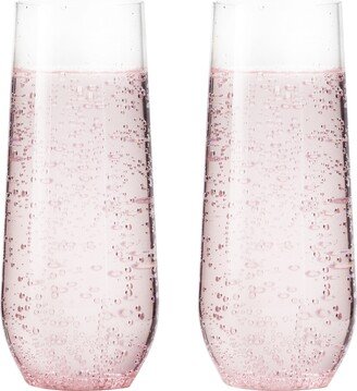 15 Pack Shatterproof Champagne Flute | 7 Ounce, Plastic Flutes, Glasses, Recyclable Cup Ye985.374