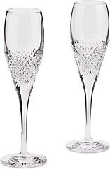 Vera Wang Diamond Mosaic Flutes, Set of 2