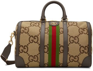 Beige Jumbo GG Travel Bag