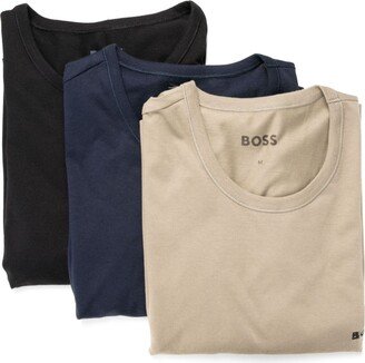 logo-embroidered cotton T-shirt pack