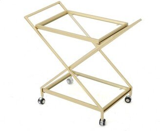 Sherianne Industrial Iron Bar Cart