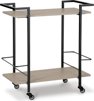 Waylowe Bar Cart - Brown, Black