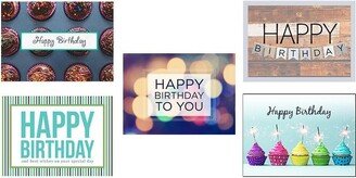 CEO Cards Birthday Greeting Card Assorted Box Set of 25 Cards & 26 Envelopes - VP1603