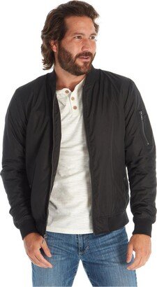 Px Men's Classic Faux Fur Lined Bomber Jacket