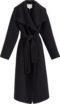 Light Wool Wrap Coat