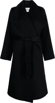 IVY OAK Carrie Rose belted wool coat